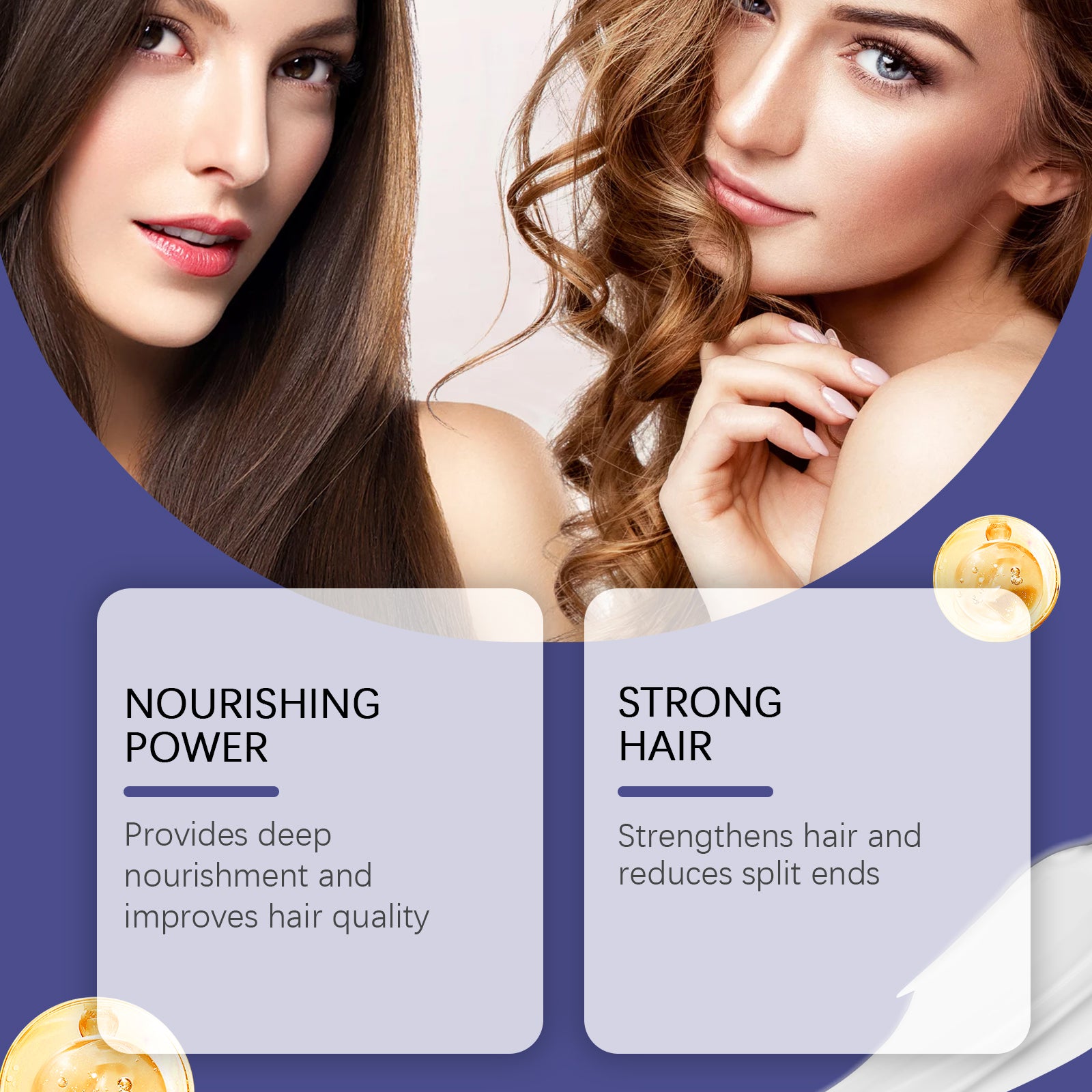Hoegoa Nourishing Care Hair Mask Moisturizes Soft Hair Moisturizing Treatment Improves Dry And Frizzy Hair Mask