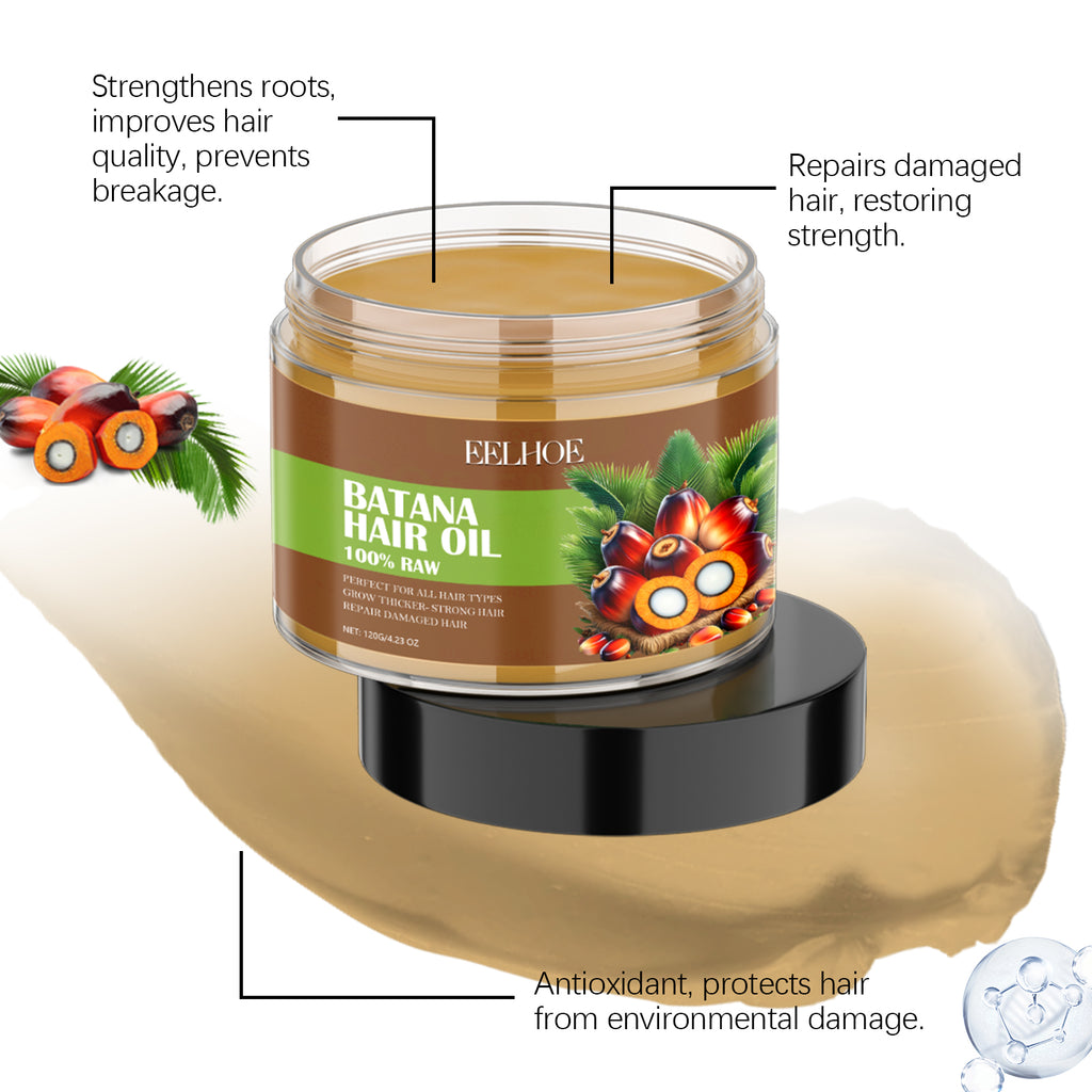 EELHOE Batana Hair Care Oil Nourishes And Moisturizes Soft And Glossy Hair Care Oil
