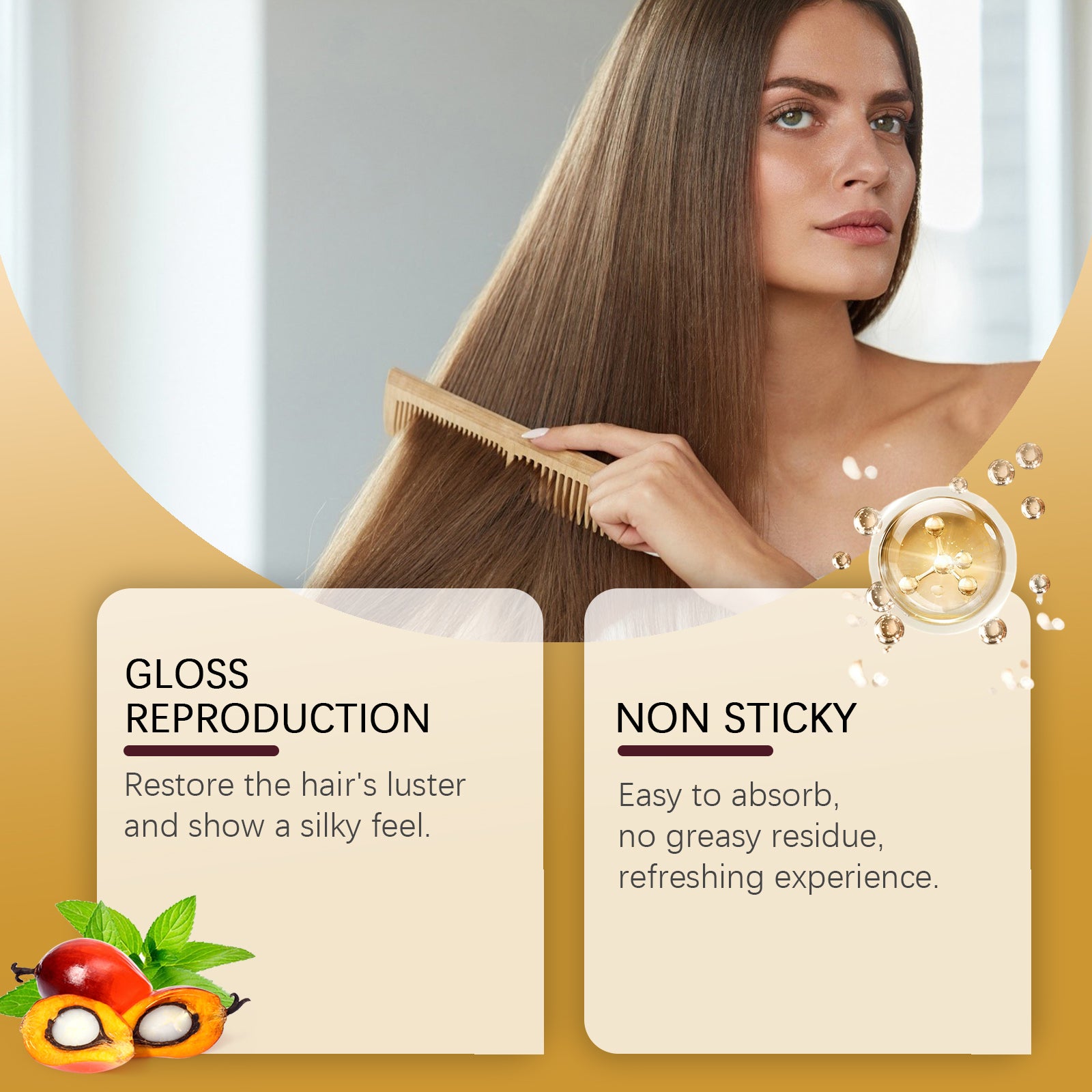 Jaysuing Batana Soft Light Essential Oil, Nourishing And Moisturizing Hair, Hydrating Hair Care And Smoothing Hair Care Essence