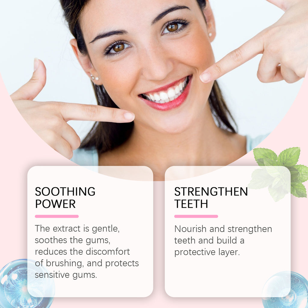 Oralhoe Brightening Fresh Breath Toothpaste Cleaning Care Teeth Brightening Remove Stains Oral Care Herbal Toothpaste