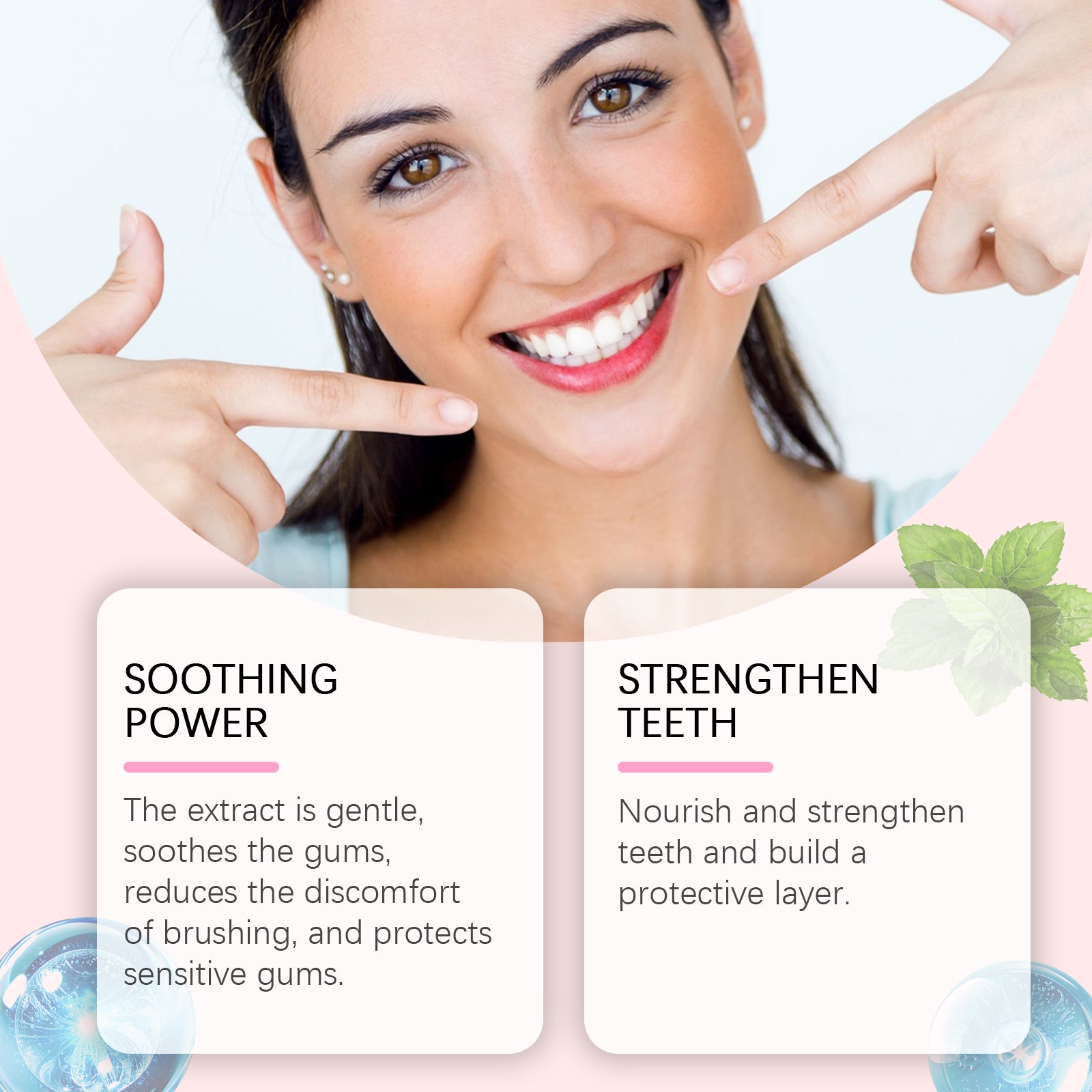 Oralhoe Brightening Fresh Breath Toothpaste Cleaning Care Teeth Brightening Remove Stains Oral Care Herbal Toothpaste