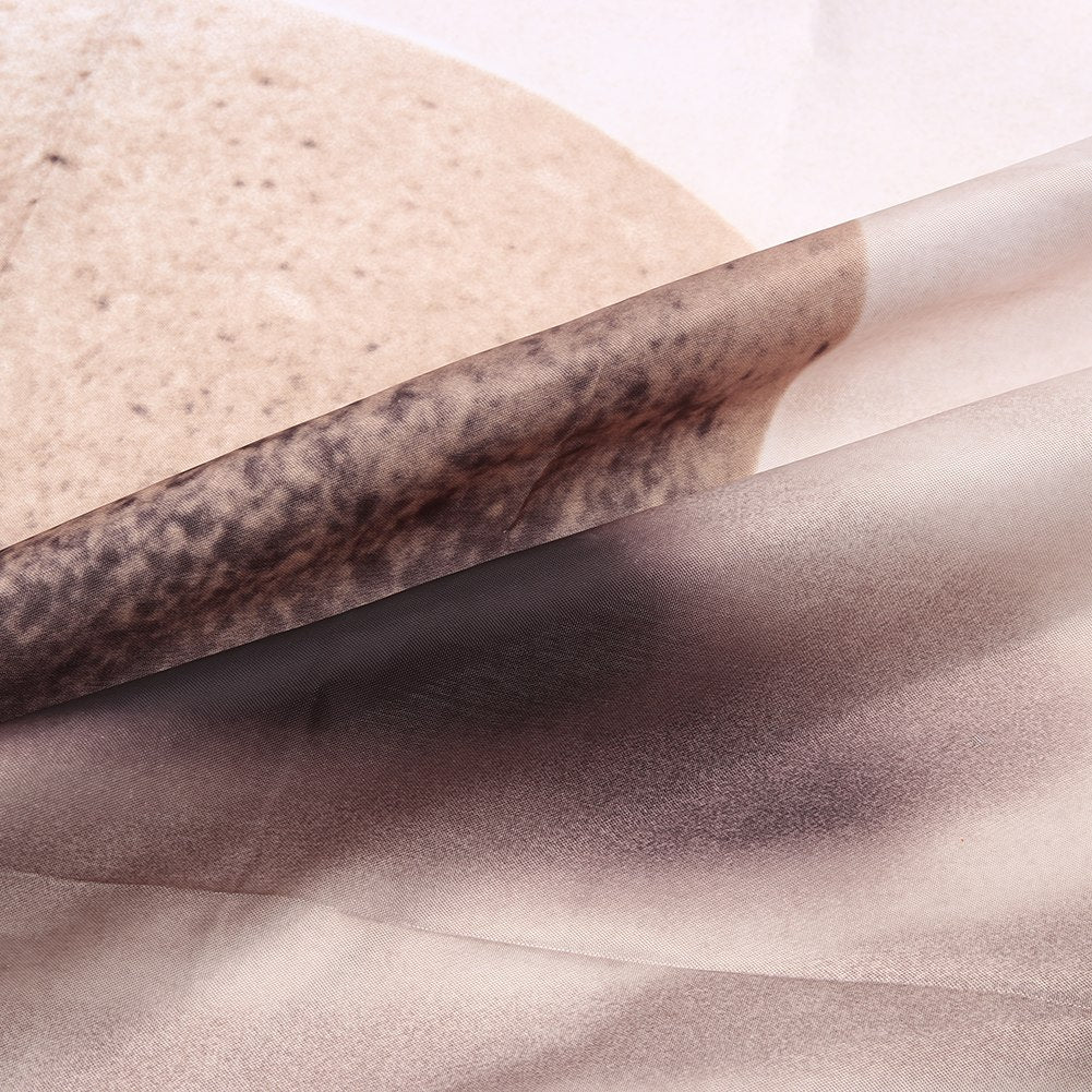 180x180cm/180x200cm Bathroom Shower Curtain Bathroom Decoration Waterproof Sand&Stone Printed Pattern Shower Curtains