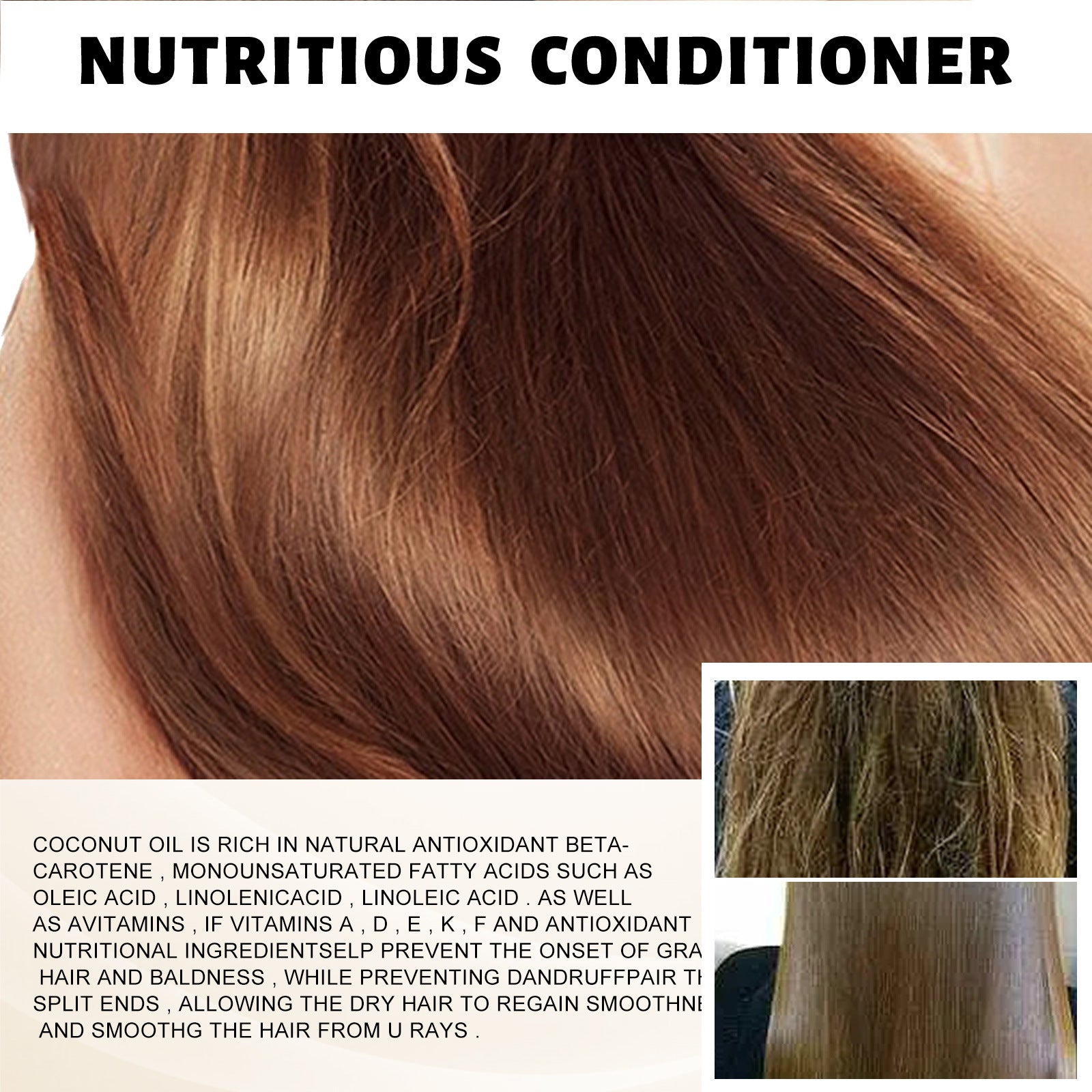 EELHOE Hair Mask Conditioner Moisturizes, Improves, Dyes, Irons, Smooths And Fluffs Hair Mask