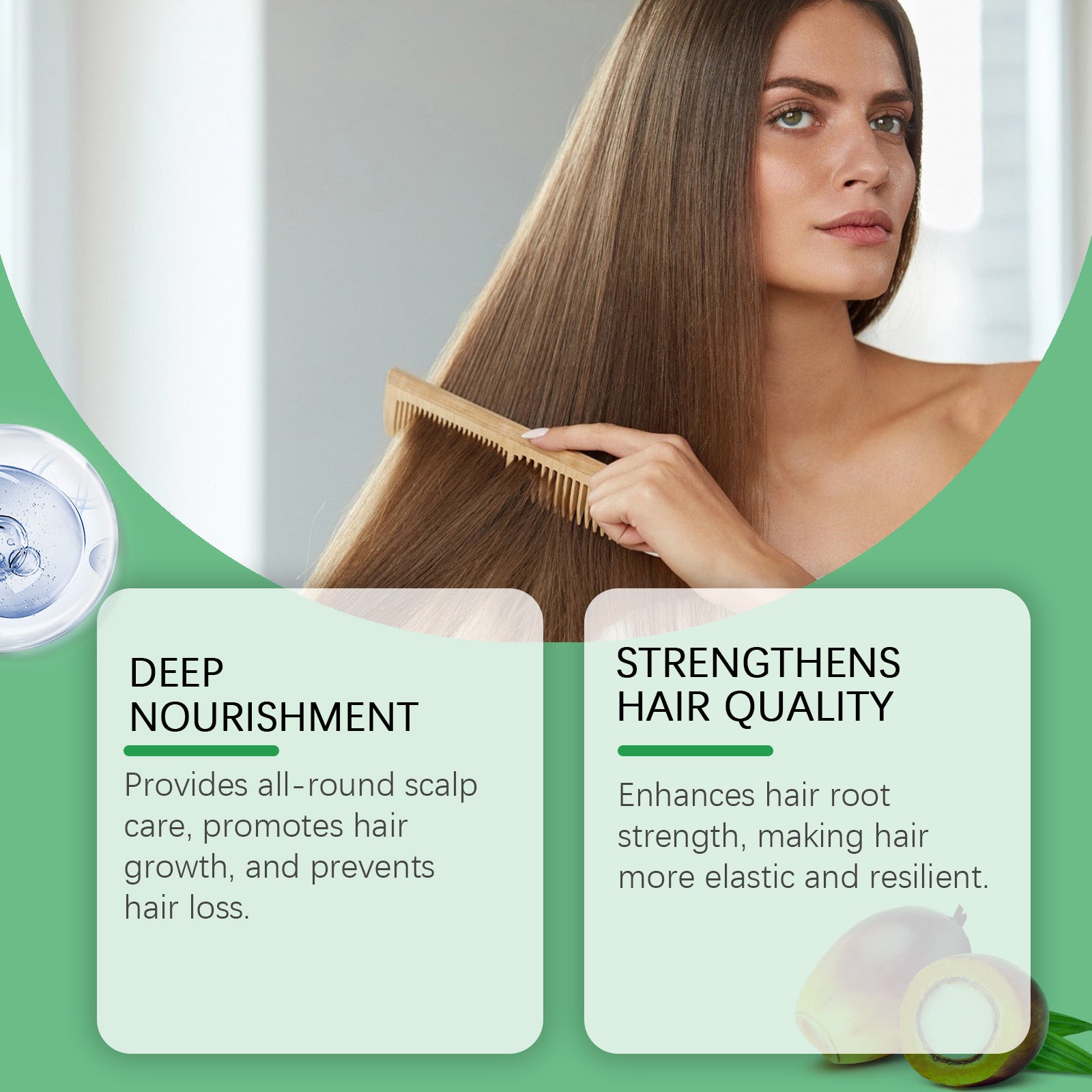 Hoegoa Batana Hair Care Shampoo Cleans Scalp Gently Nourishes And Softens Hair With Rosemary Shampoo