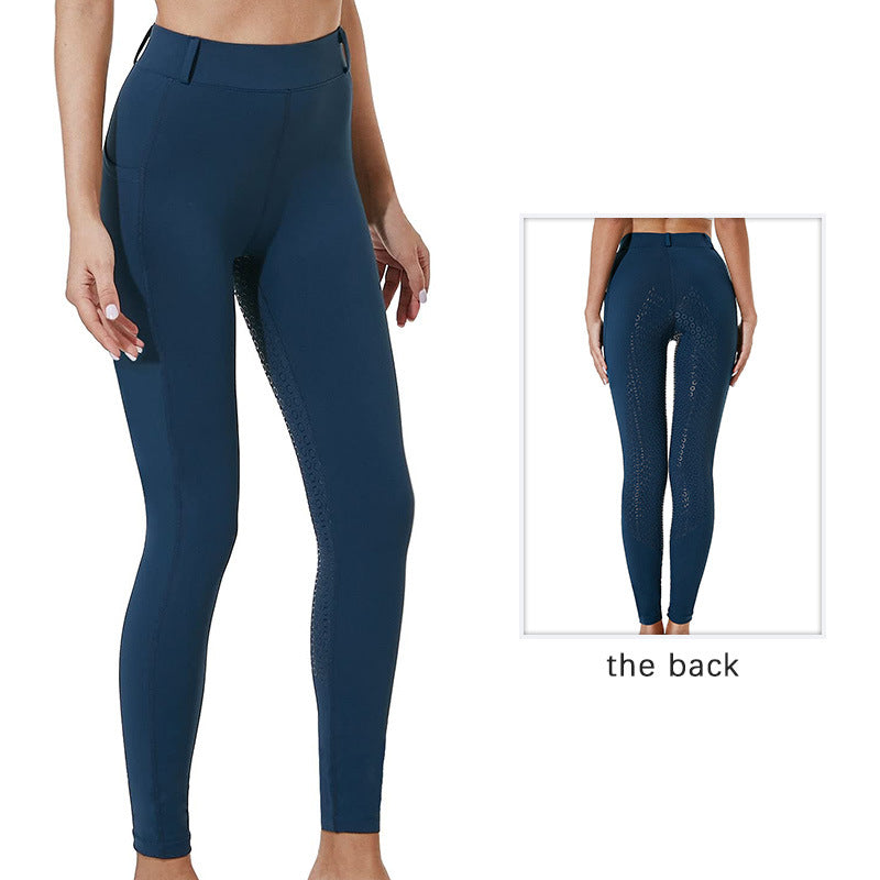 Trousers Outdoor Sports Silicone Anti-Slip Fitted Equestrian Long Pants