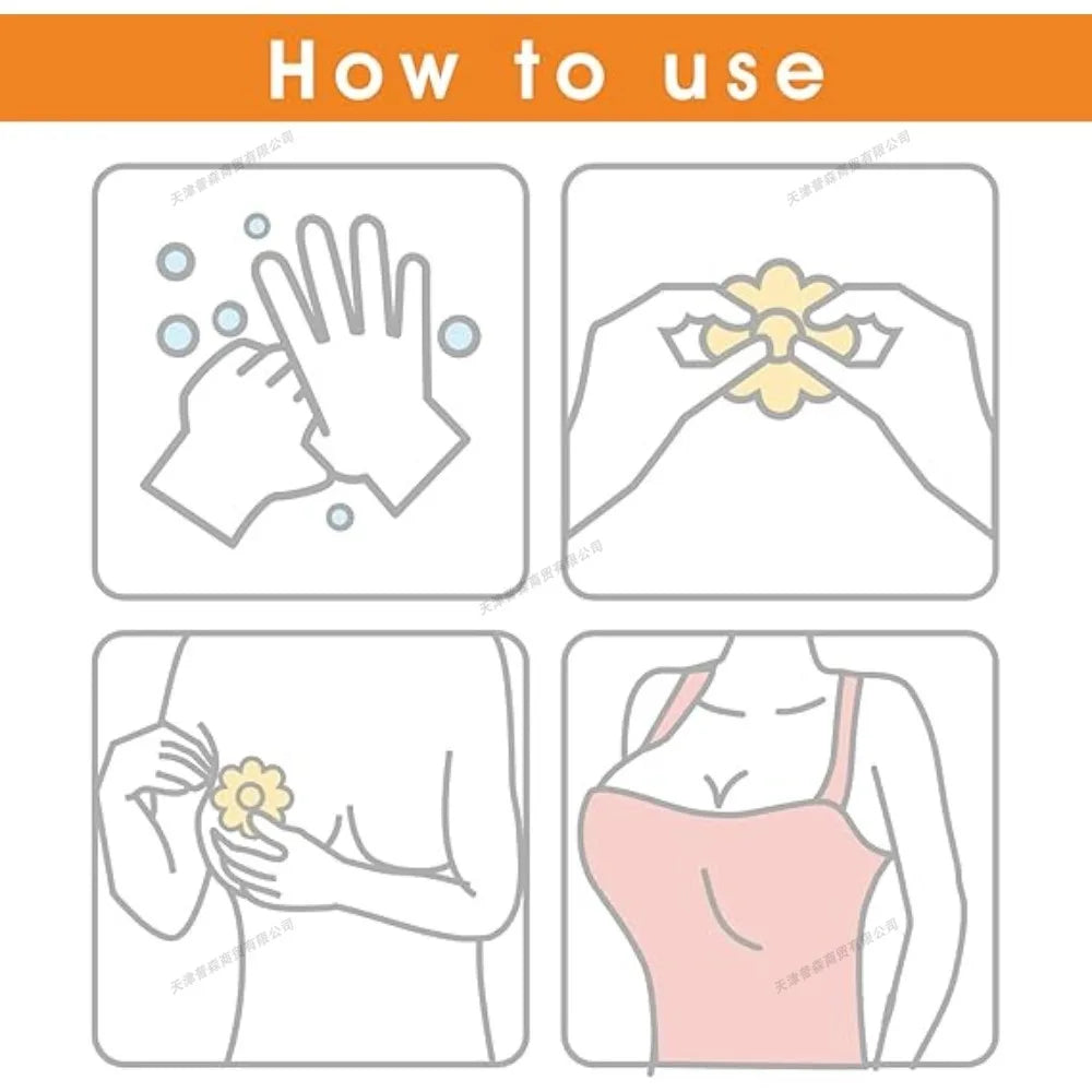 Nipple Covers for Women Bump Proof Exposure Proof Disposable Adhesive Nipple Pasties Stickers Women Lingerie Accessories