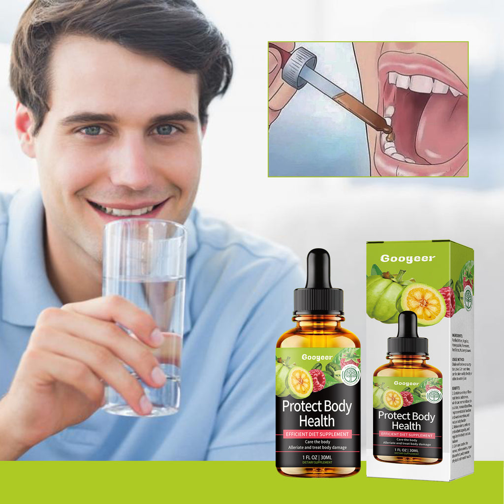 Googeer Herbal Body Care Drops, Herbal Essence For Relieving Dizziness And Aching Bones