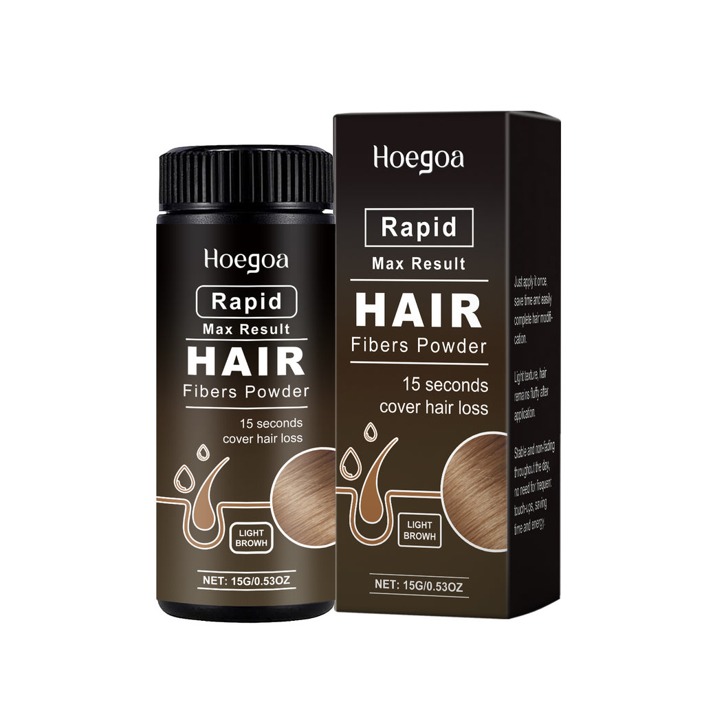 Hoegoa Light Brown Volumizing Hair Powder Hair Shade Powder Embellishes Forehead Refreshing Long-Lasting Styling Hair