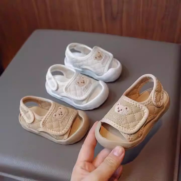 Little children's princess shoes baby shoes boys and girls toe-cap sandals infant soft sole toddler shoes