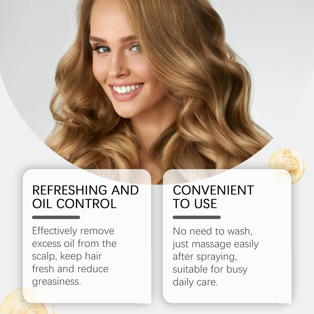 Hoegoa Hair Volumizing Spray, Hair Volumizing Lazy Person Remove Oil Refreshing Long-Lasting Styling Leave-In Spray