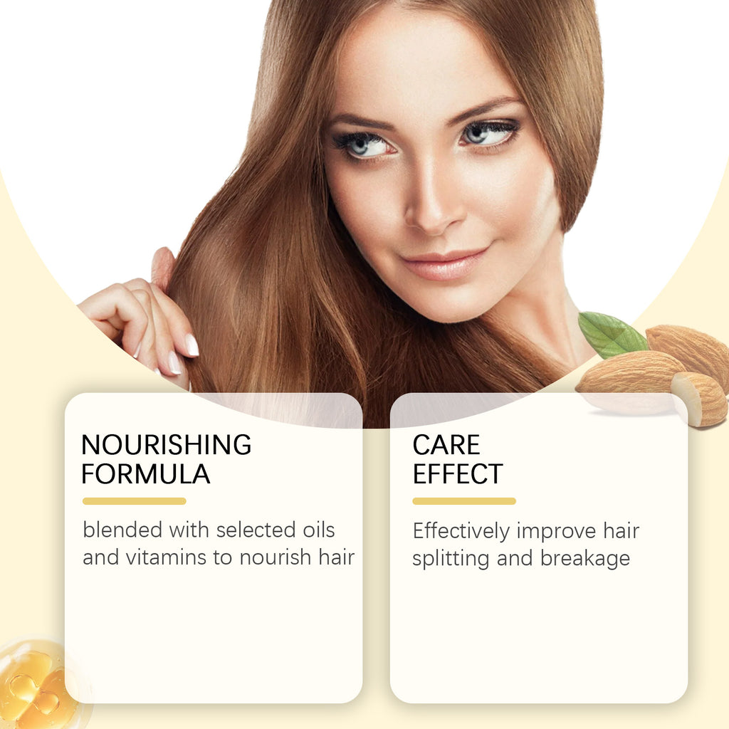 WoodSleep Almond Honey Conditioner Nourishes And Repairs Dry And Knotted Hair Ends To Restore Softness And Shine