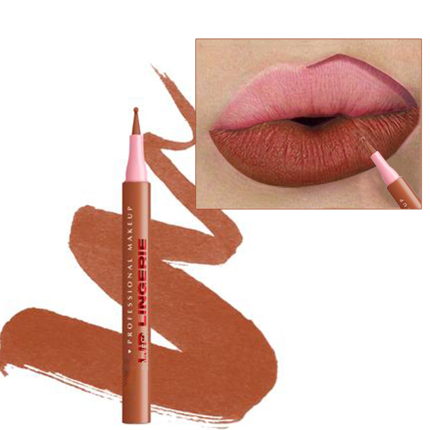 Outline Three-dimensional Full Lip Description Matte Lip Liner