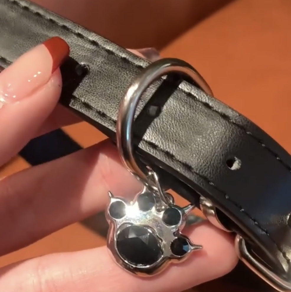 Black Little Bell Shape Shape Necklace Chiker Neck Band