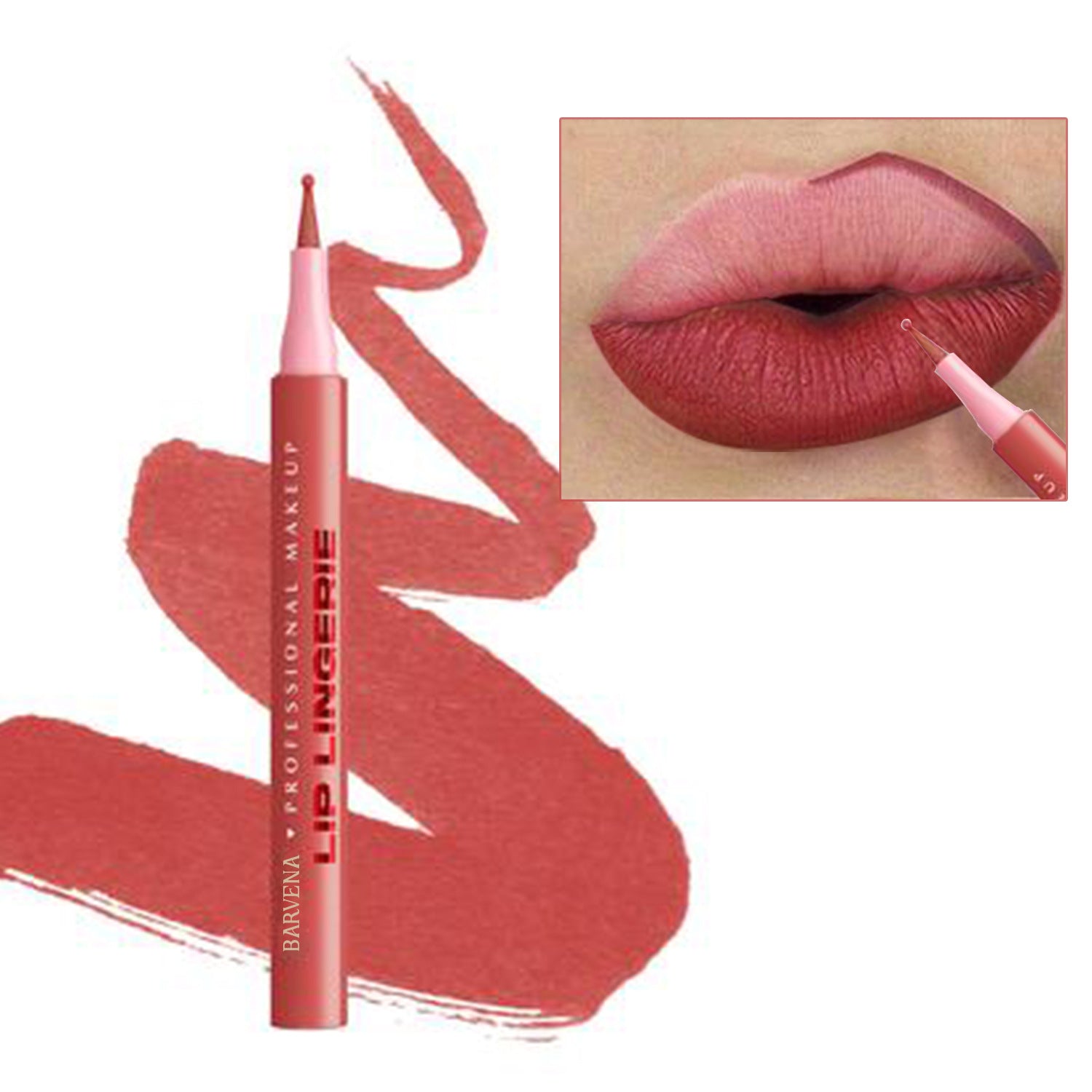 Outline Three-dimensional Full Lip Description Matte Lip Liner