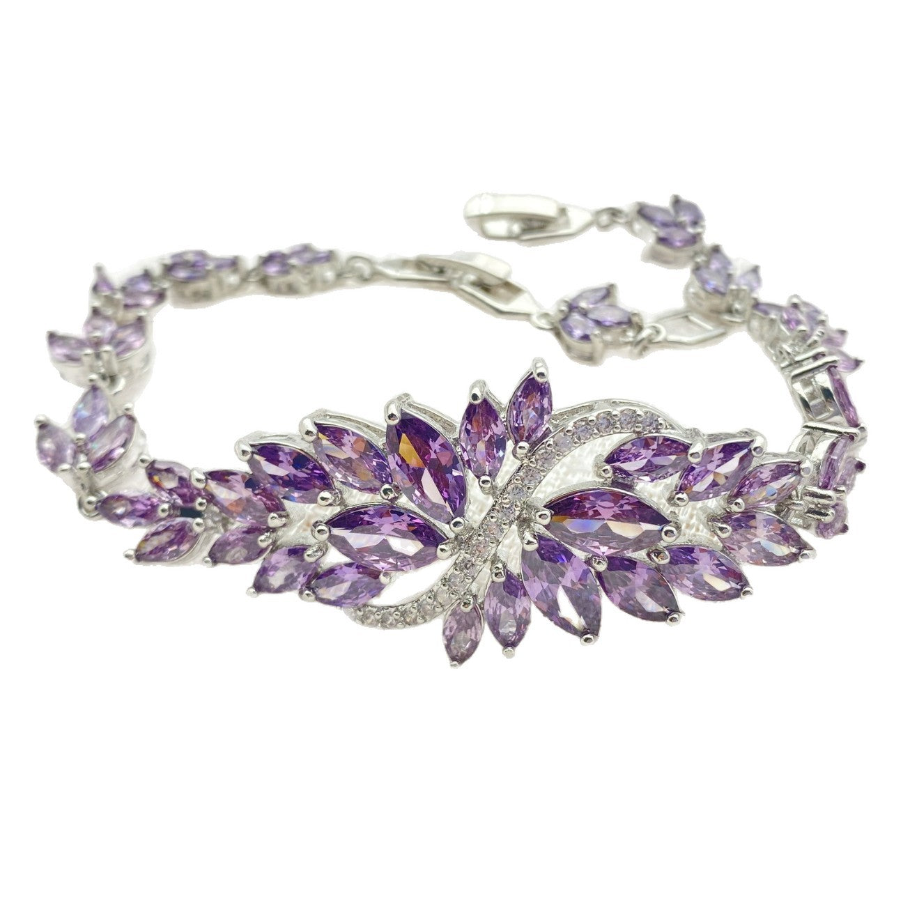 Heavy Industry Color Zircon Fashion Exquisite Bracelet