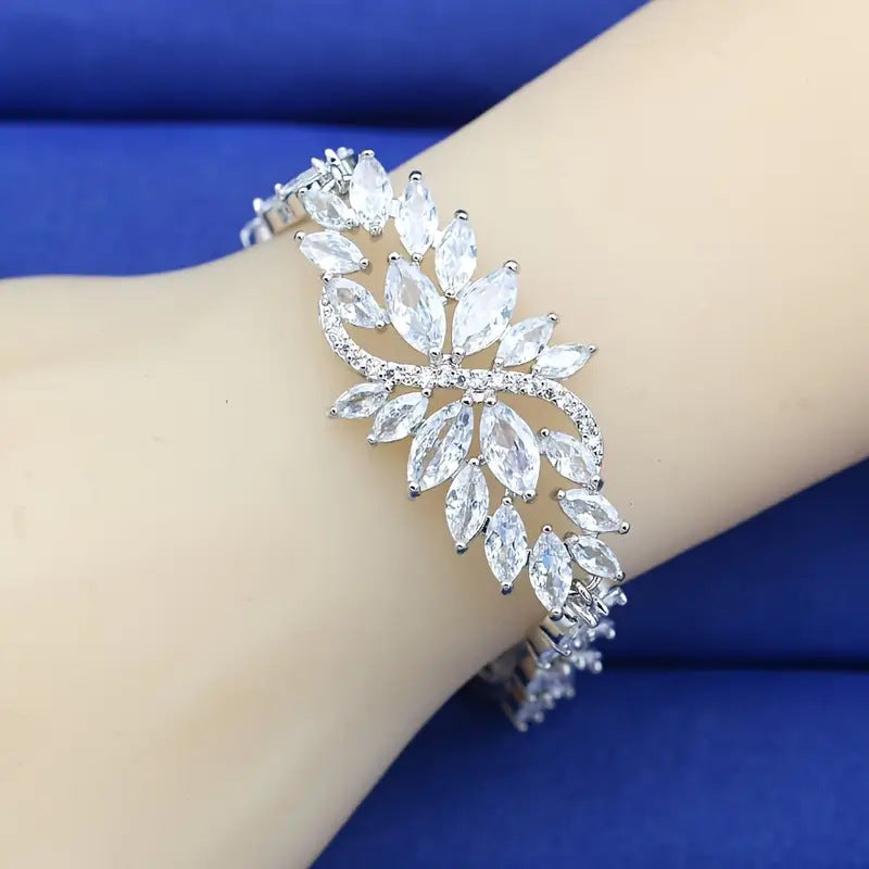 Heavy Industry Color Zircon Fashion Exquisite Bracelet