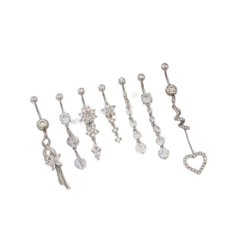 Tassel Pendant Navel Buckle Hot Female Piercing Navel Ornaments