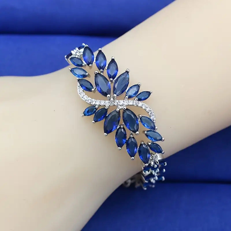 Heavy Industry Color Zircon Fashion Exquisite Bracelet