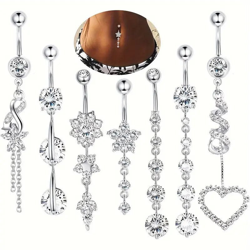 Tassel Pendant Navel Buckle Hot Female Piercing Navel Ornaments