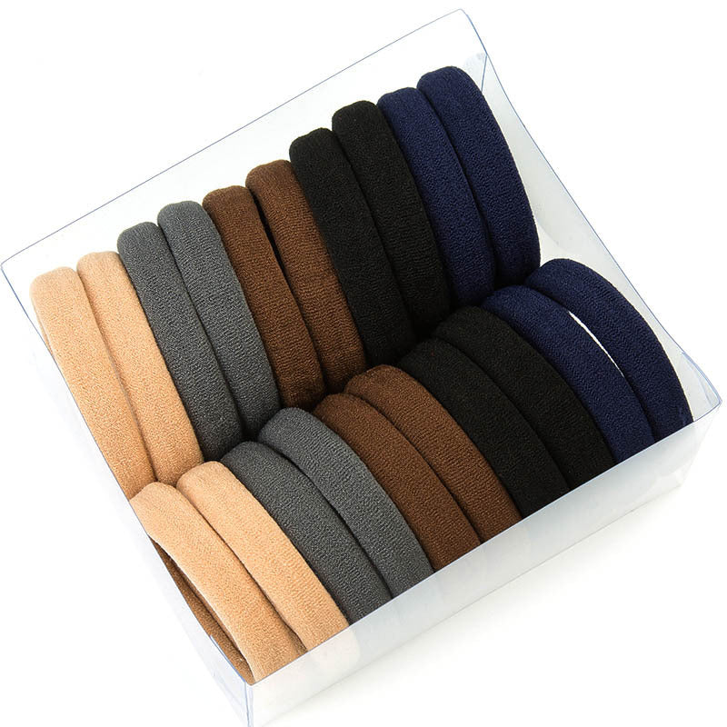 Black Root Towel Accessories High Elastic Hair Ring