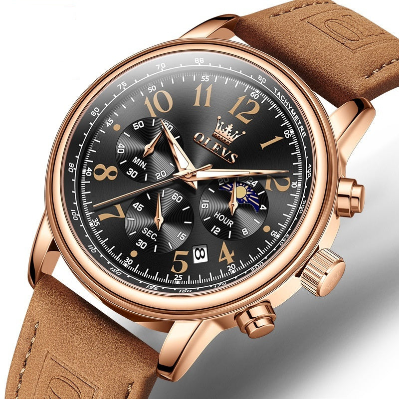 Men's Casual All-match Simple Quartz Watch