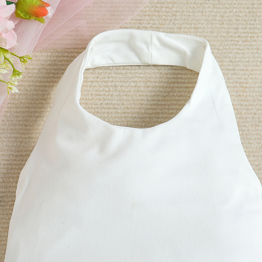 Girls' Top Denim Flared Pants Set