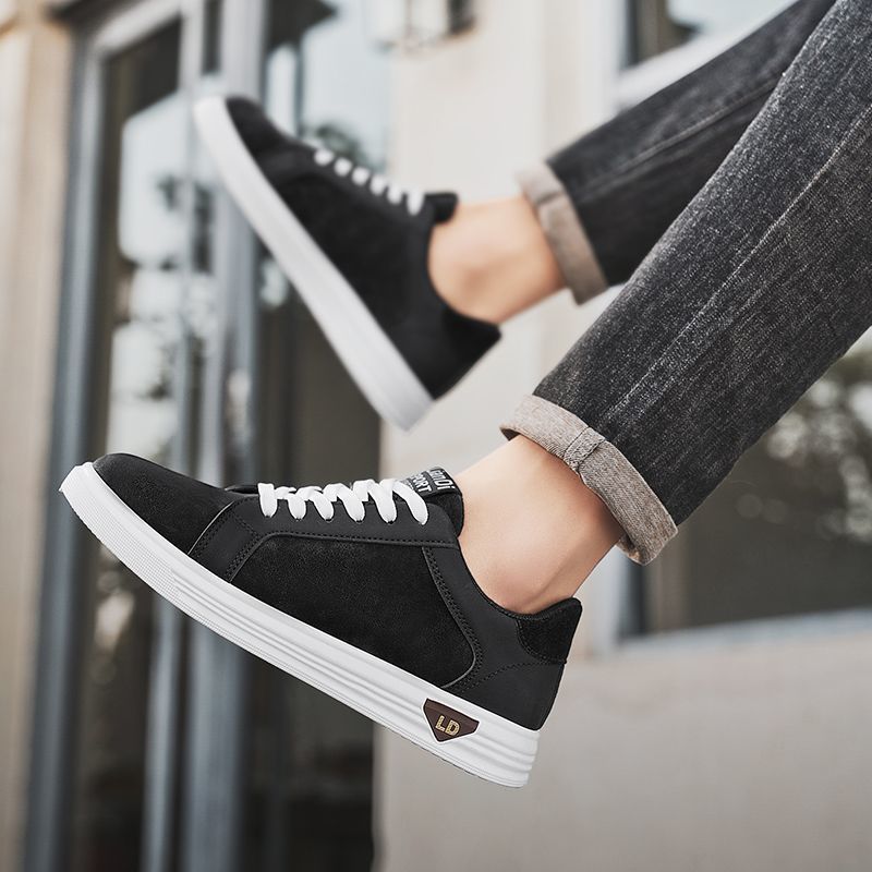 Men's Shoes Low-top Casual Leather Sneakers
