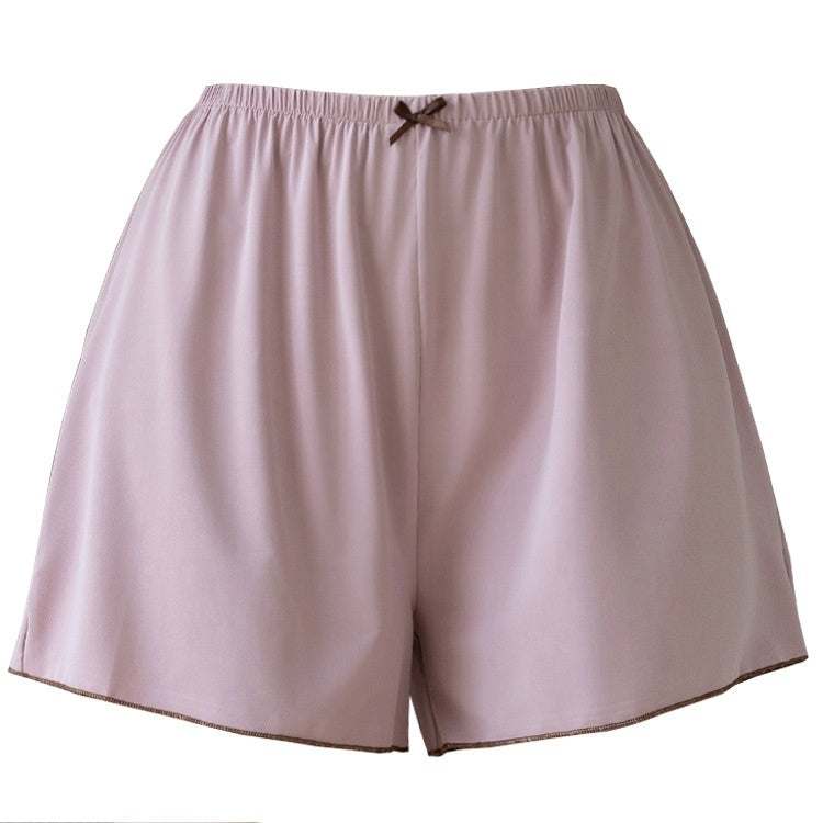 Ice Silk Safety Pants For Women Plus-sized Anti-exposure Bottom Shorts