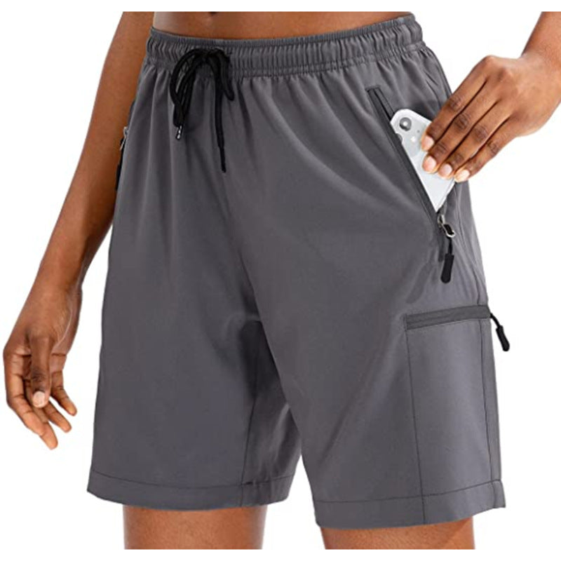 Outdoor Leisure Loose Track Pants Running Fitness Workout Stretch Quick-drying Shorts For Women