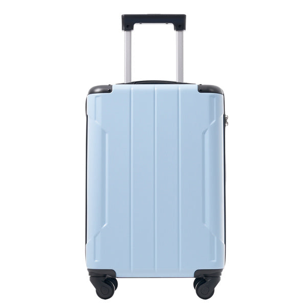 20-Inch Hardshell Carry-On Luggage, Lightweight Durable ABS Suitcase With Spinner Wheels, Built-in TSA Lock, 2 Packing Cubes, Skyblue