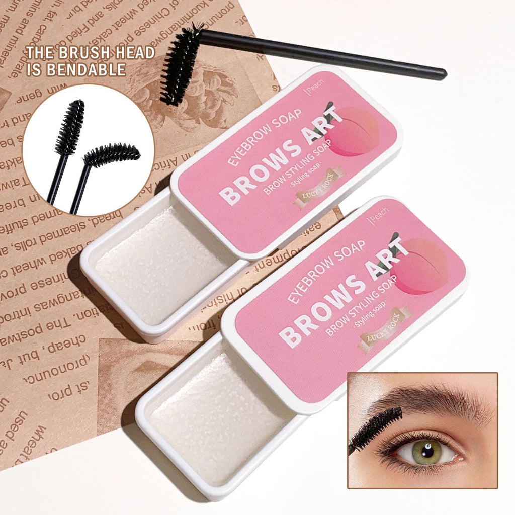 Iron Box Portable Three-dimensional Light Eyebrow Hair Styling Cream
