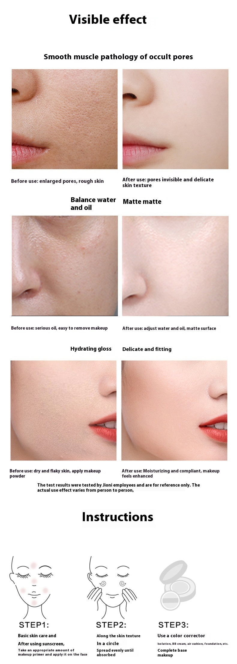 Hole Foundation Gel Pre Makeup Milk