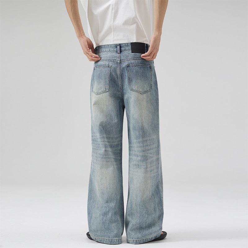 New Light Blue Washed Jeans For Men