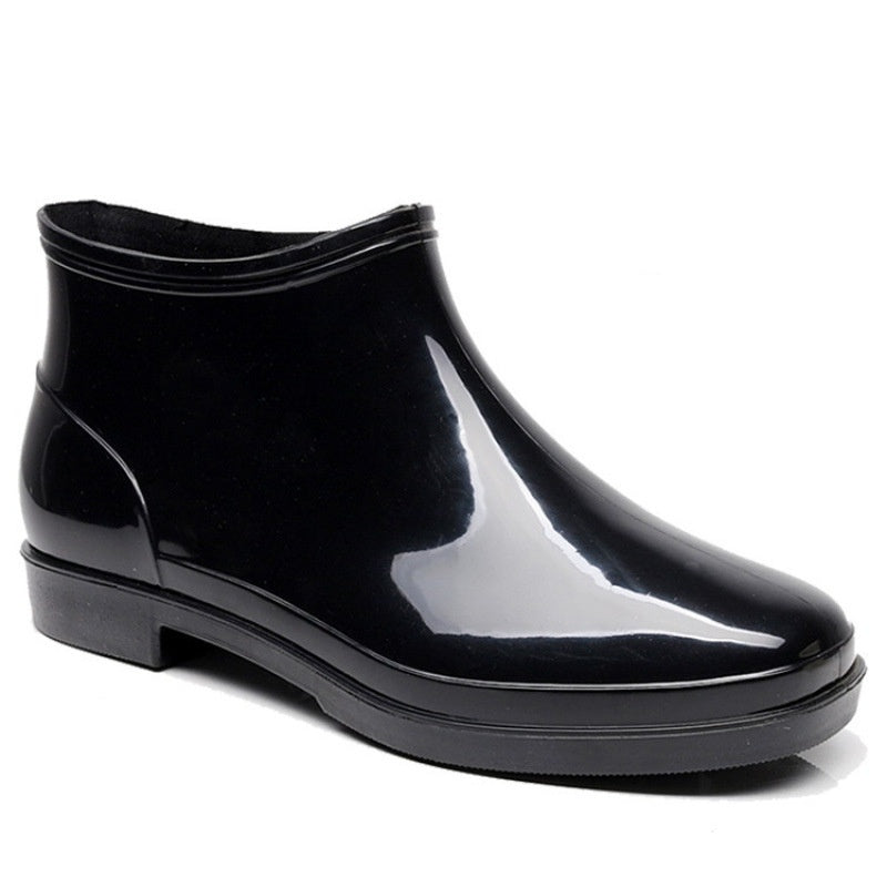 Men's Short Tube Plus Size Low-top Non-slip Rain Boots