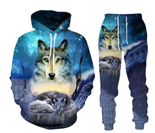 Fashion New 3D Printing Sweatshirt And Sweatpants