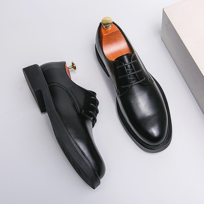 Men's British-style Korean-style Business Leather Shoes