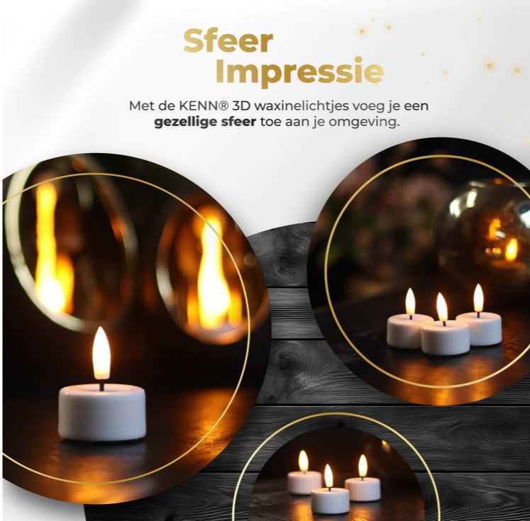 S10 LED Tealight Candles