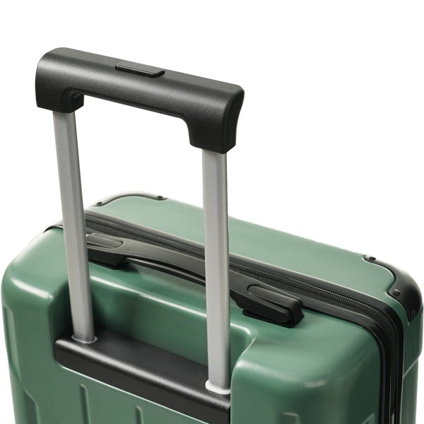 20-Inch Hardshell Carry-On Luggage, Lightweight Durable ABS Suitcase With Spinner Wheels, Built-in TSA Lock, 2 Packing Cubes, Green