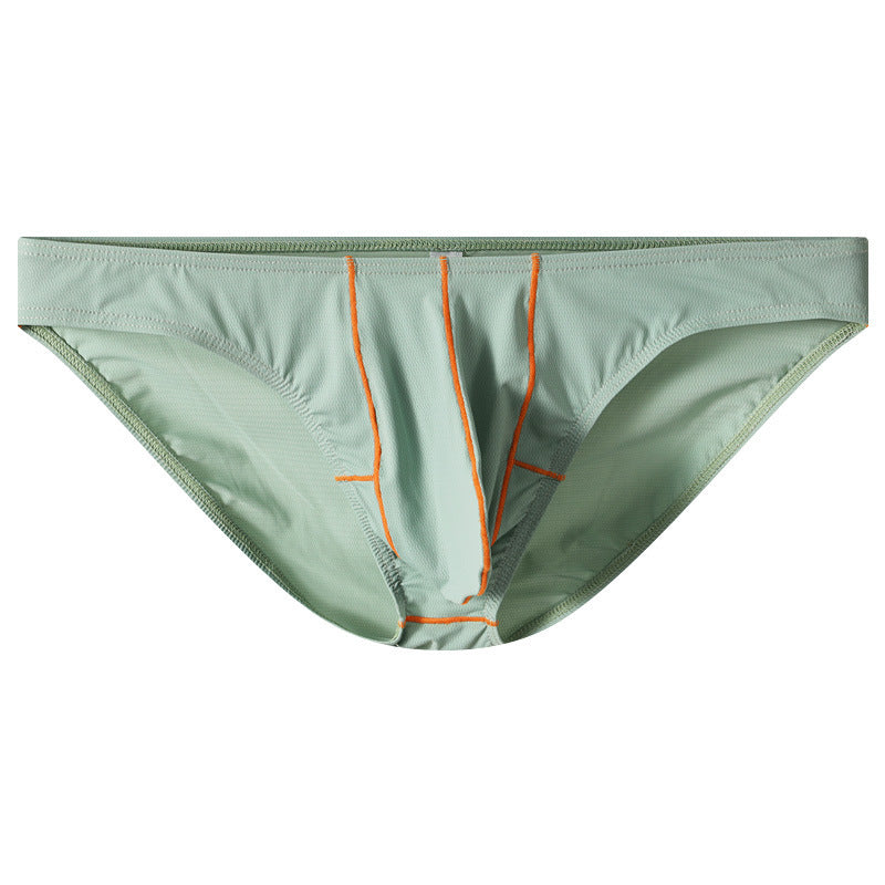 Thin Ice Silk Solid Color Men's Underwear