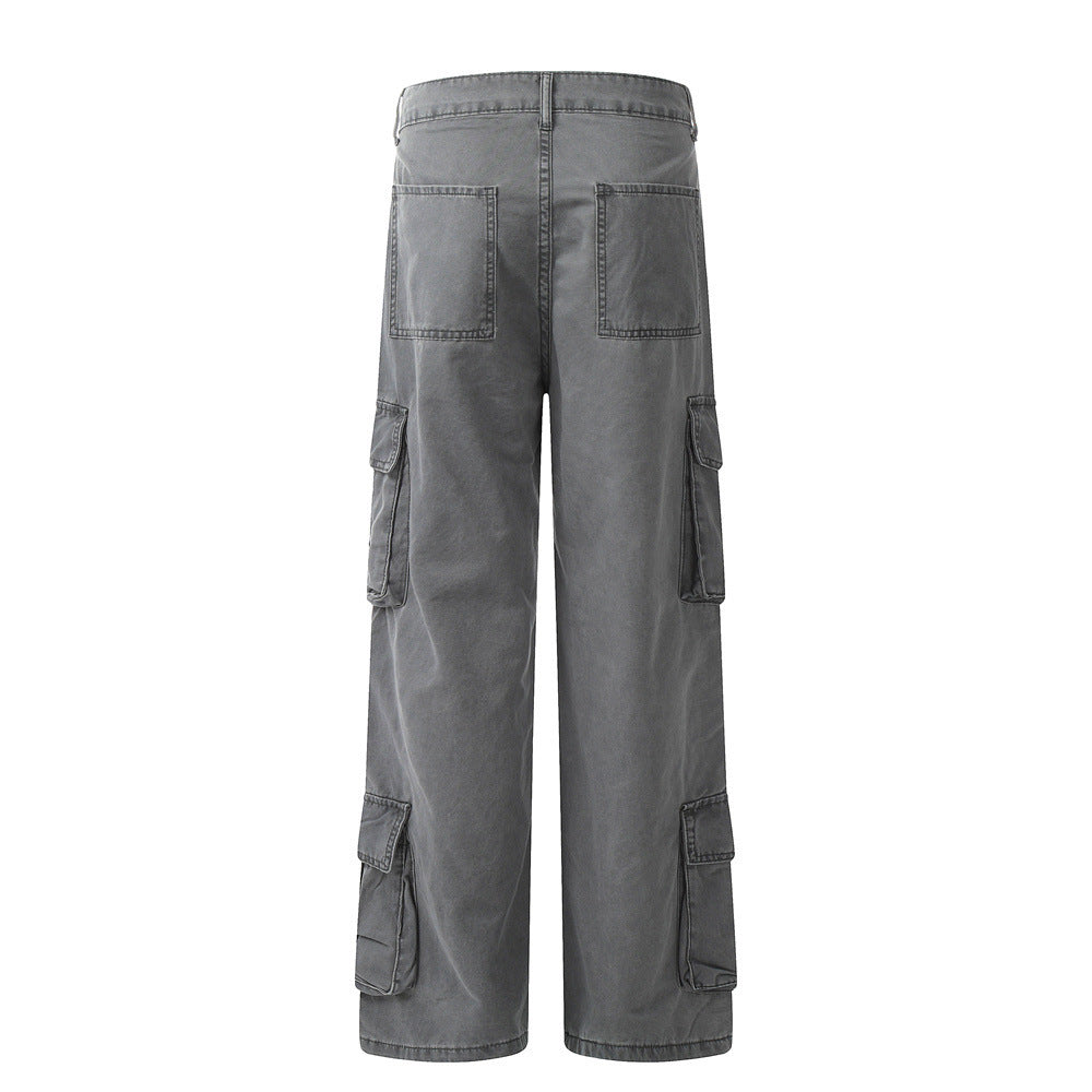 Fashion Personality Multi-pocket Cargo Pants Men