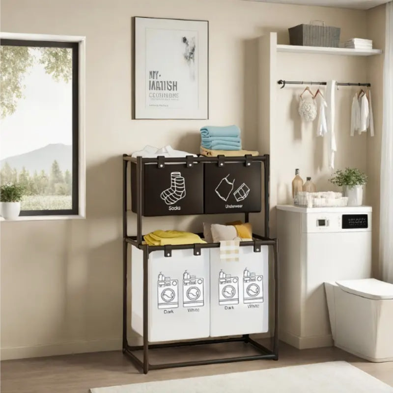 Double Layer, Dirty Laundry Basket