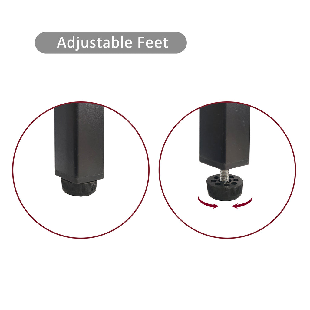 Rattan Coffee Table Metal Legs Modern Table Sliding Door For Storage