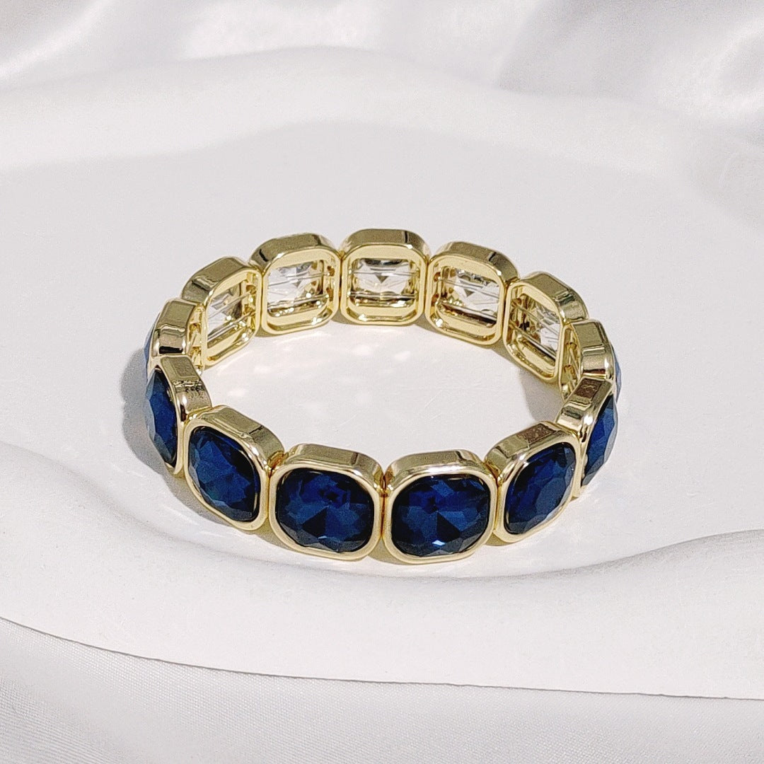 Special-interest Design Diamond Female Bohemian Gem Brace Lace Bracelet