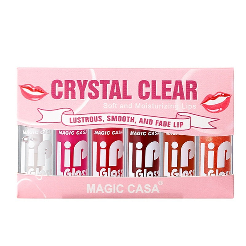 Six Sets Of Water Jelly Lip Care Oil