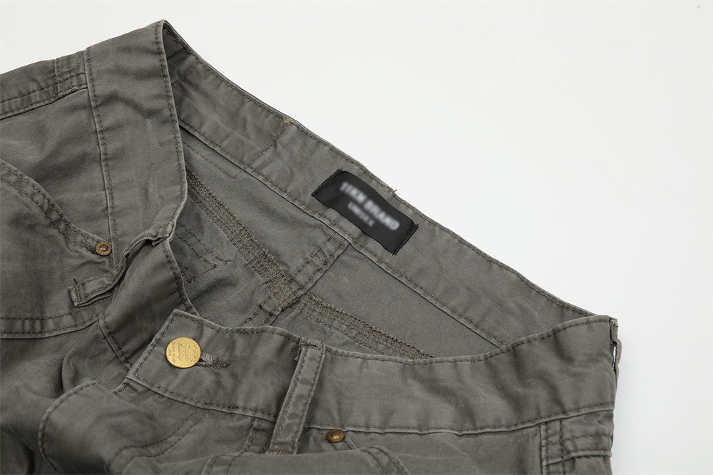 American Multi-pocket Cargo Pants Men