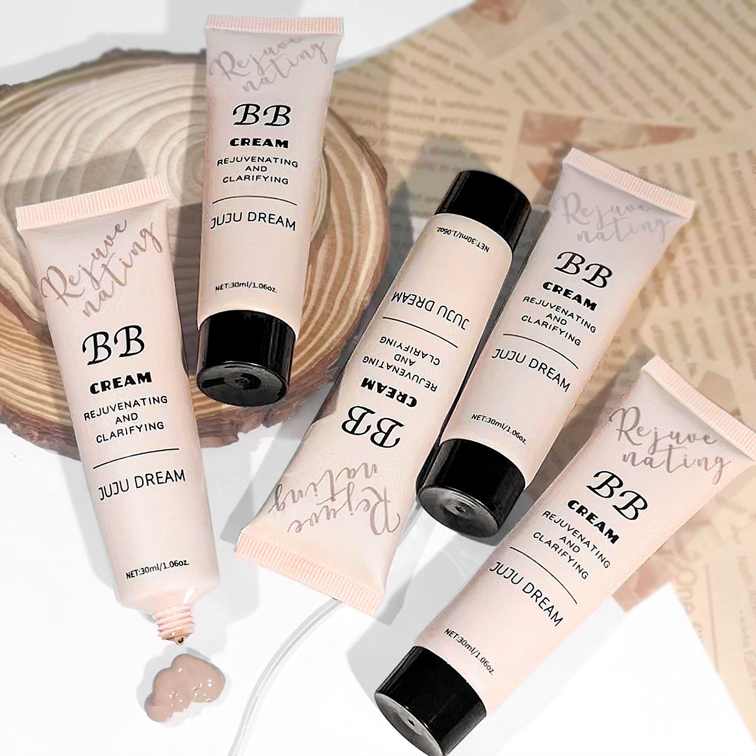 Brightening Skin Color Waterproof Smear-proof Natural Makeup Isolation Make-up Primer BB Cream