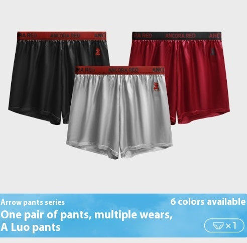 Solid Color Men's Boxers Boxer Briefs