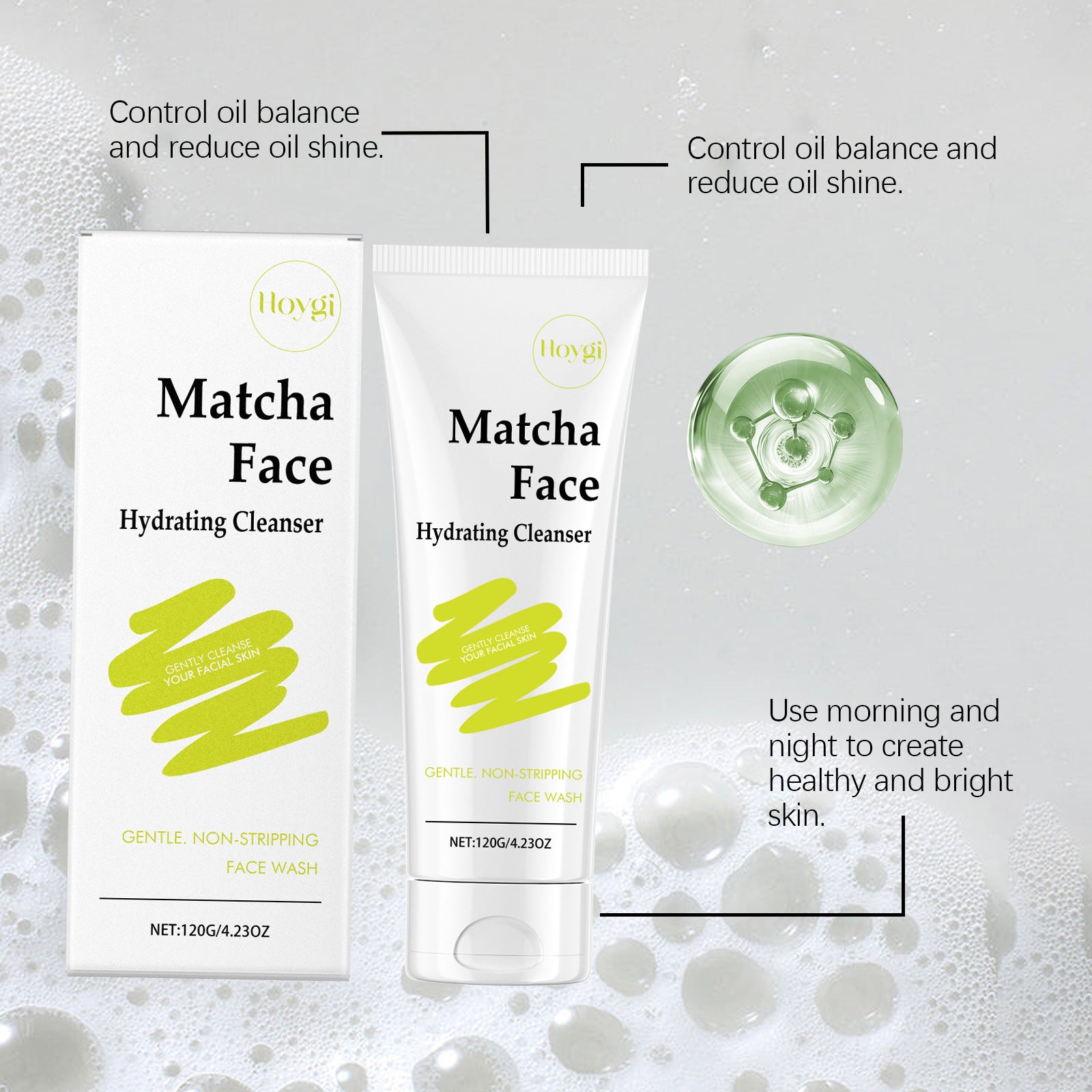 Gentle Cleansing Pores Refreshing Oil Control Moisturizer Daily Skin Care Facial Cleanser