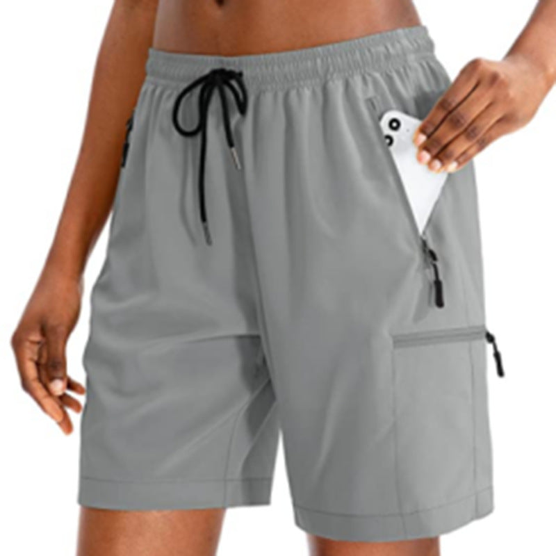 Outdoor Leisure Loose Track Pants Running Fitness Workout Stretch Quick-drying Shorts For Women