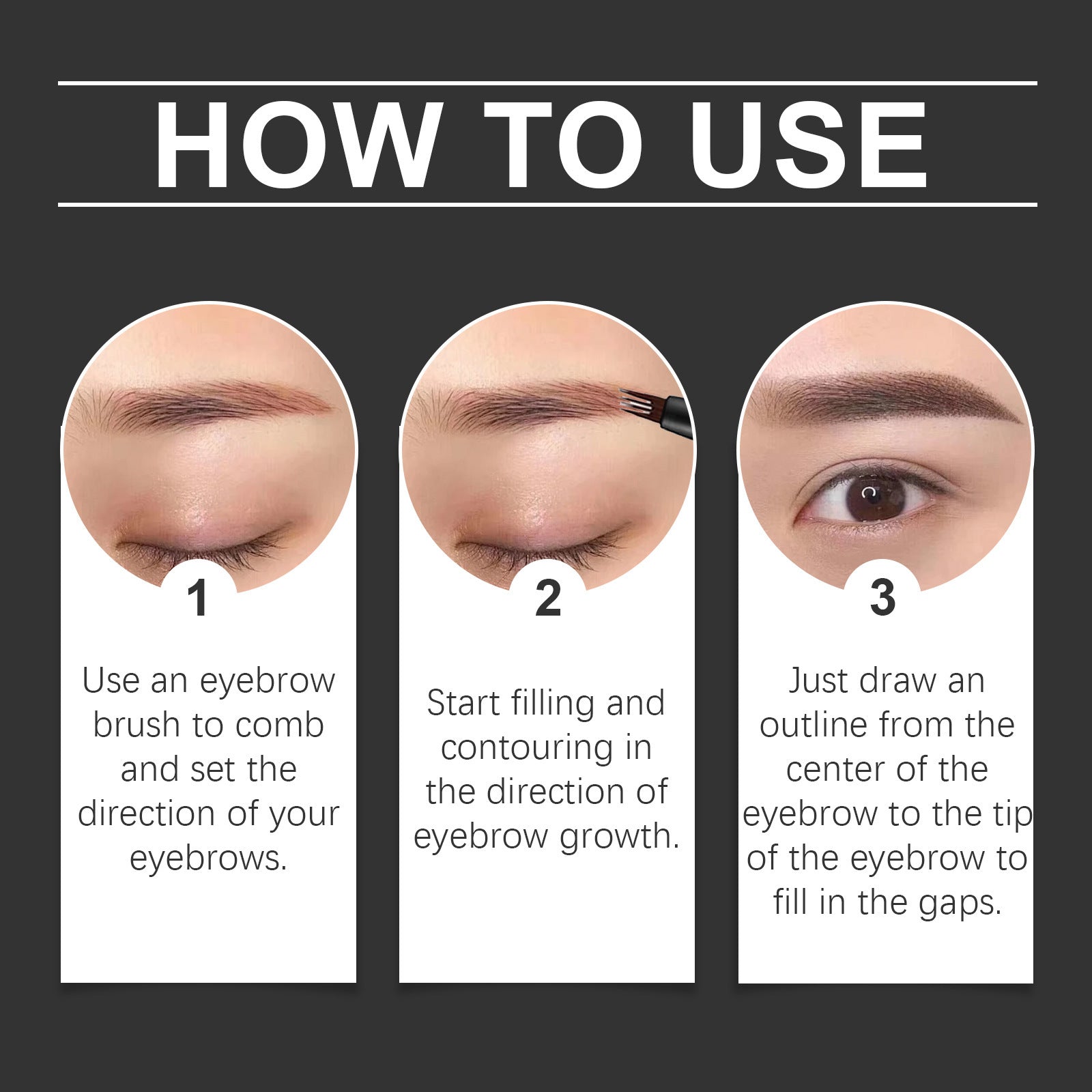 Wild Decoration Exquisite Easy To Use Not Smudge Shaping Eyebrow Pencil